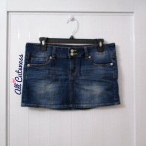 JUST U.S.A. Denim Jean Skirt Size L